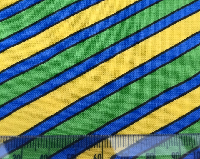 Moda Beary Happy Birthday Fabric -  Green/Blue/Yellow Pattern 55526 12