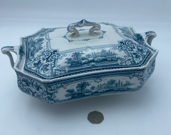 Antique Tureen Ford & Sons Ltd Burslem, ENGLAND VERONA Pattern Circa. 1908