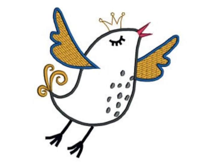Wee Bird1 Embroidery Design for machine embroidery. Available in PES, JEF, DST and more formats.