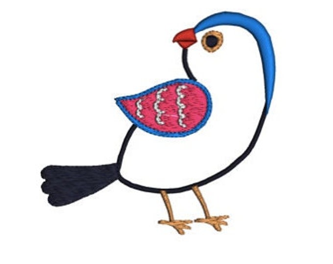 Wee Bird7 Embroidery Design for machine embroidery. Available in PES, JEF, DST and more formats.