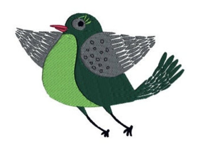 Wee Bird12 Embroidery Design for machine embroidery. Available in PES, JEF, DST and more formats.