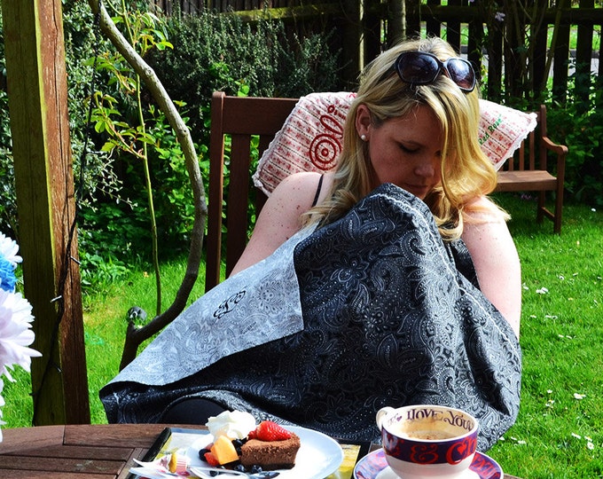 SAMPLE ~ Mothering Hap LWS Modesty Nursing Cover for Breastfeeding Mums