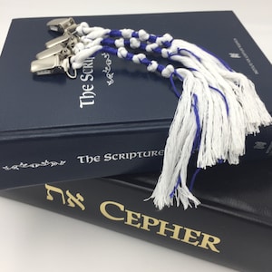 Set of Four Tzitzit Tassels with Good Quality Clips
