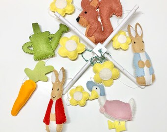 beatrix potter cot mobile