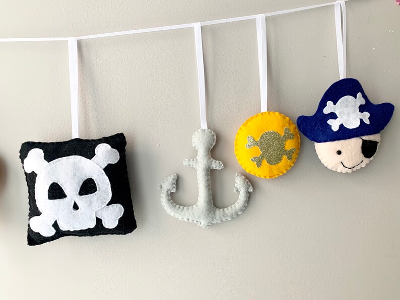 Pirate Themed Fairylights Pirate Lights Felt Pirate Lights Etsy