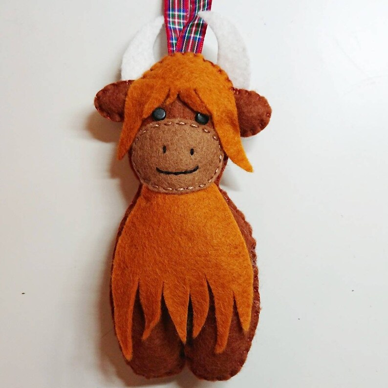 Highland Coo Highland Cow Decoration Christmas Cow Etsy