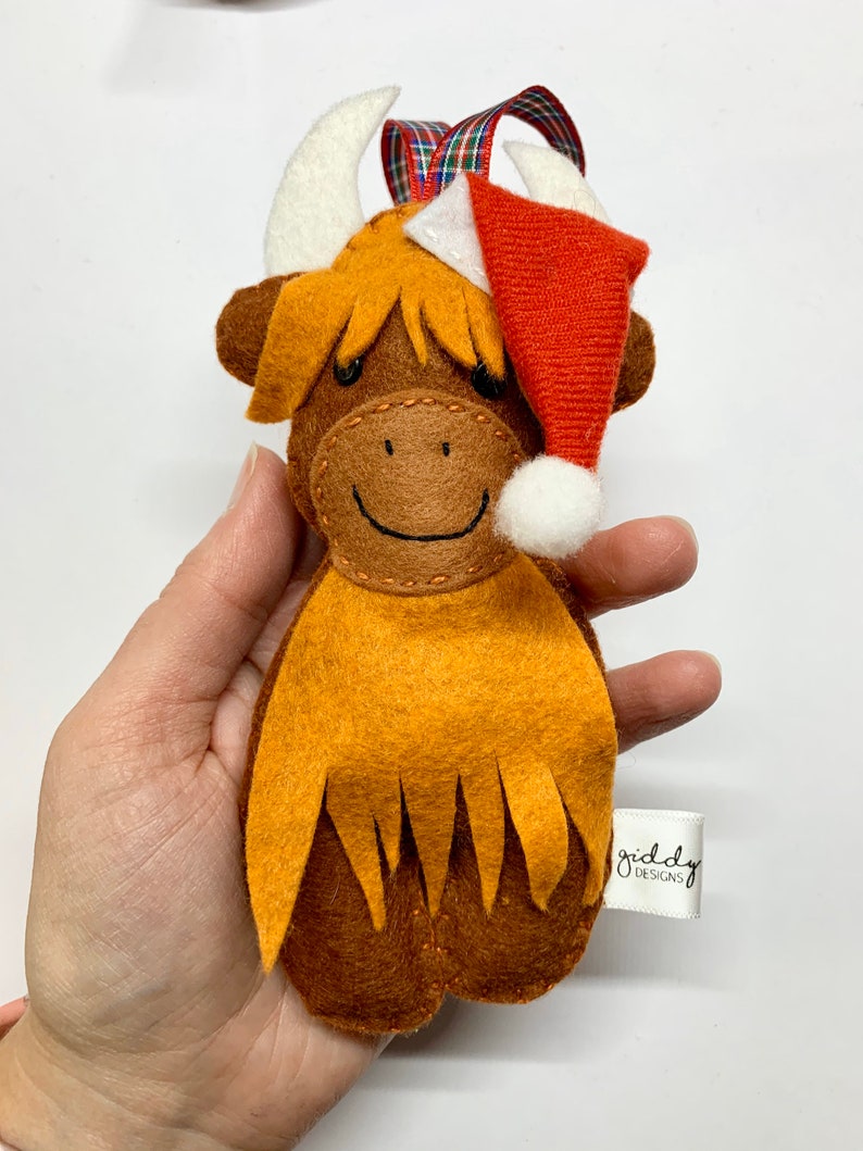 Highland Coo Highland Cow Decoration Christmas Cow Etsy