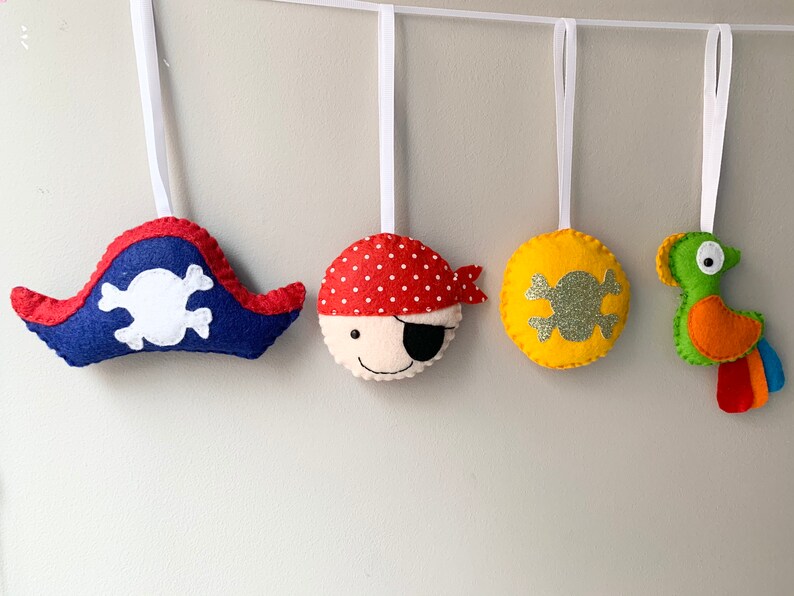 Pirate Themed Fairylights Pirate Lights Felt Pirate Lights Etsy