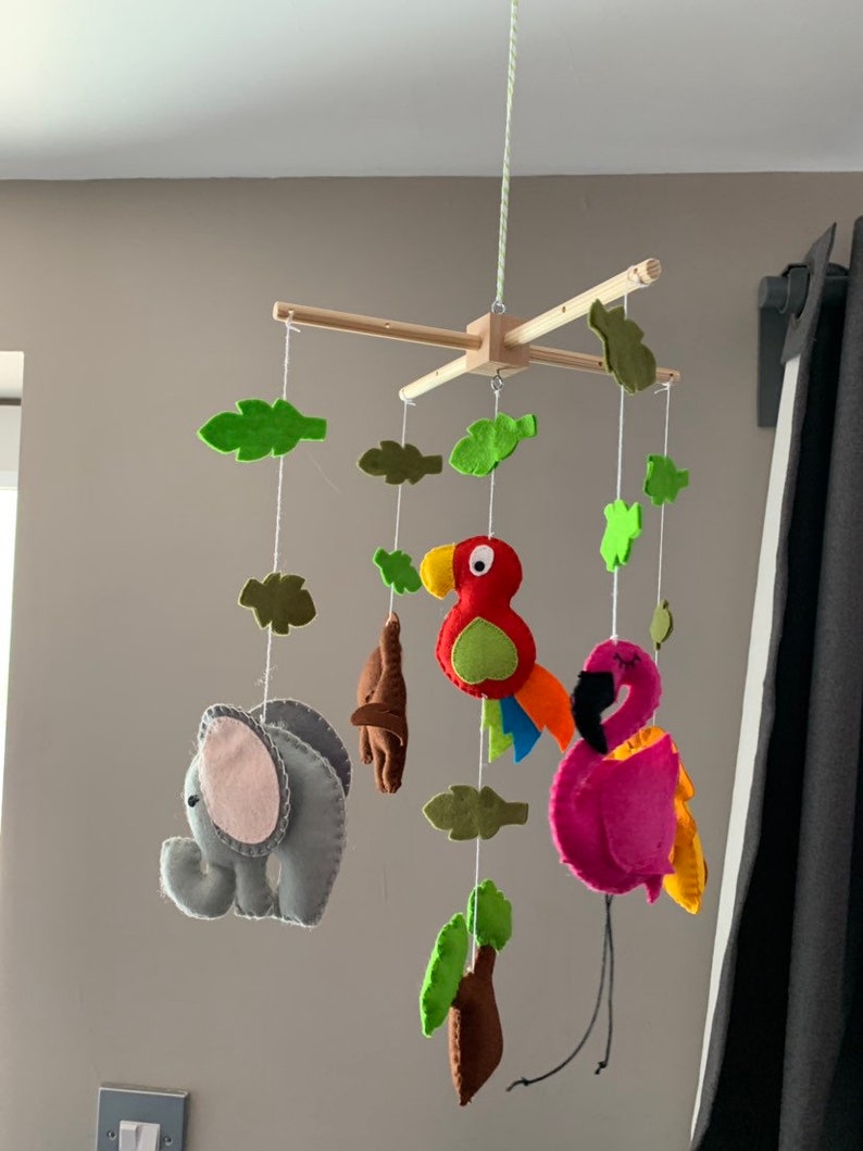 Baby Cot Mobile Jungle animaux mobiles safari mobile Etsy France