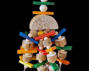 Sky Dancer | Multi-Textured Bird Toy for Shredding - Loved by All Parrots!