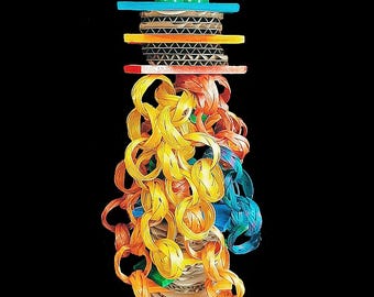 Hippy Shake Parrot Toy | Multi-Textured Parrot Bird Toy for Light Chewers