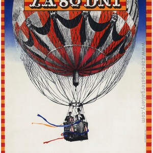 La vuelta al mundo en 80 días, cartel de la película checa Julio Verne, ciencia ficción, película original vintage de los años 70 en globo aerostático