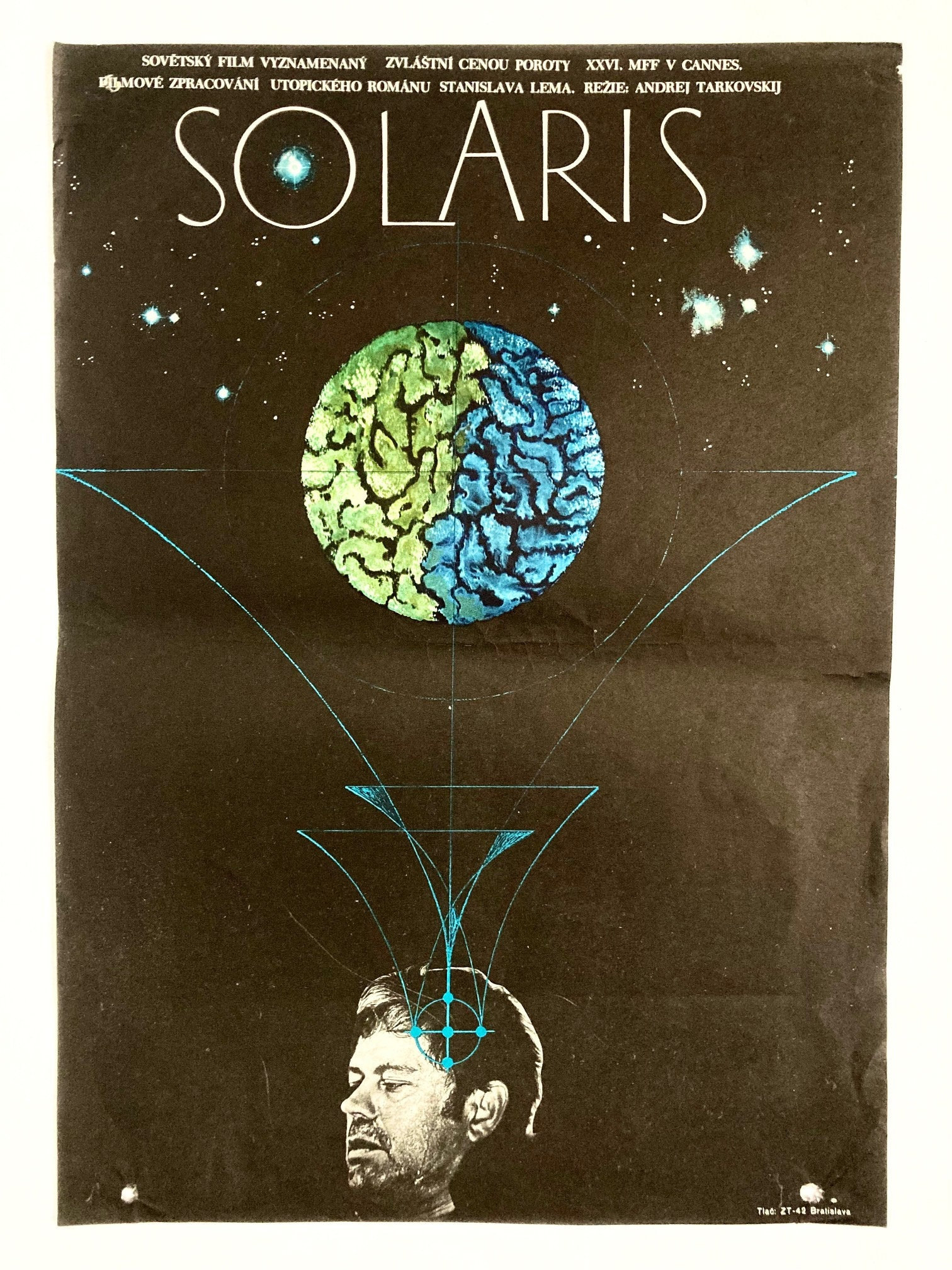 SOLARIS 1972 Original Vintage Movie Poster From Czech Cinema - Etsy