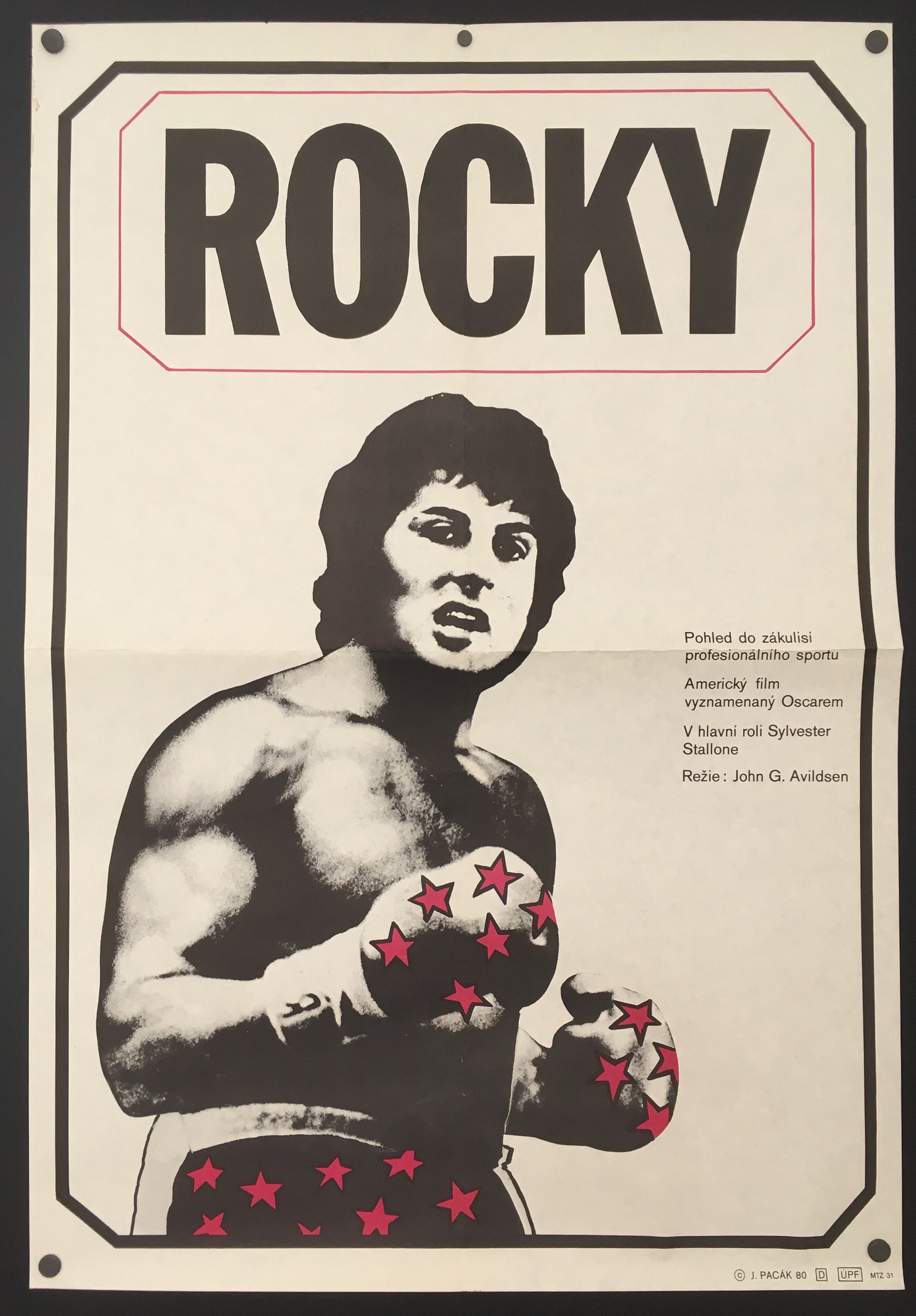 Sylvester Stallone Punching Bag New 16 x 20 Inch Poster Rocky II WIN "ROCKY" 