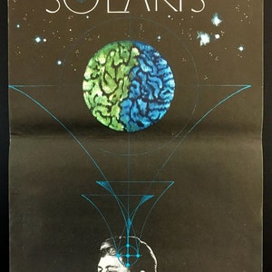 SOLARIS 1972 Cartel de película vintage original del cine checo Andrei Tarkovsky Película Stanisław Lem Rusia soviética Ciencia ficción Culto coleccionable