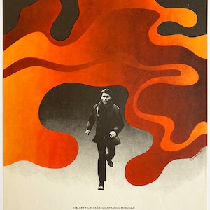 SARDINIA KIDNAPPED Vintage Czech Movie Poster For Italian Film Sequestro di persona Franco Nero 60&#39;s Art Home Decor Bohemia