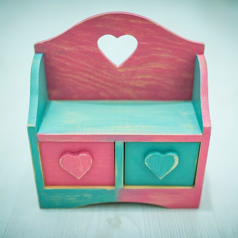 Little girl box Pink girl box Toy chest Pink box for girls Etsy