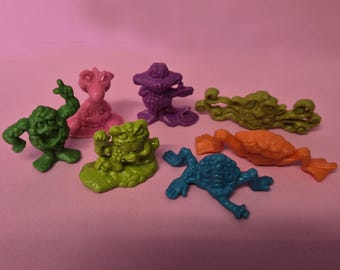 FREAKIES Figures Cereal Premiums Vintage 1970s BossMoss Snorkeldorf Hamhose Grumble Cowmumble Gargle Goody