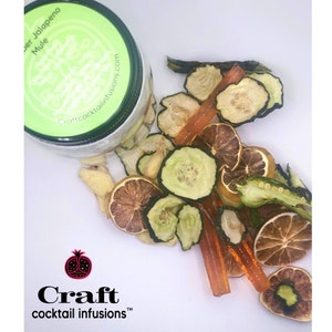 Cocktail Kit Gifts Cucumber Jalapeno Mule | DIY Infusion Kit Birthday Party Gift Unique Mocktail
