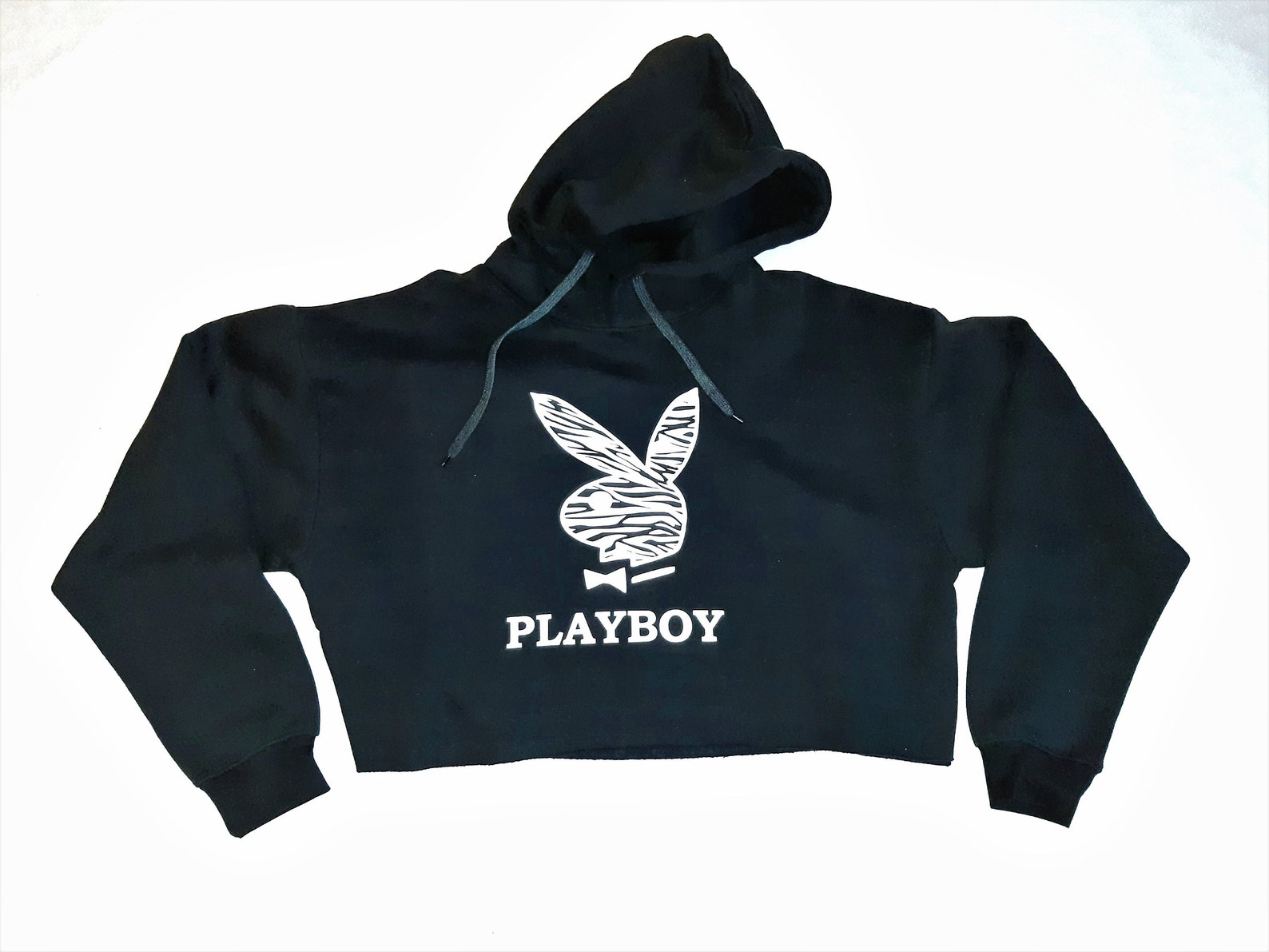 Playboy cropped hoodie Clearance