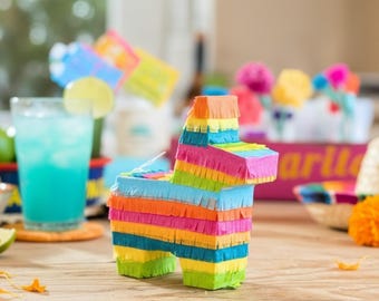 Cinco de Mayo Decor | Fillable Mini Donkey Piñata Party Favors