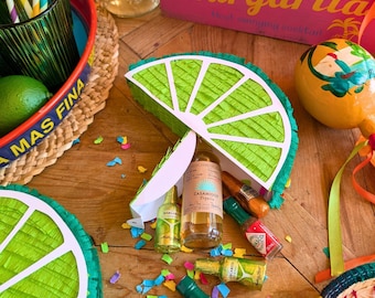 Cinco de Mayo Party Favor, Fillable Lime Wedge Gift Box