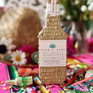 Tequila Bridesmaid Proposal 1, Mini Tequila Piñata, Bridesmaid Gift, Cinco de Mayo, Bachelorette Gift, Hangover Kit, Mexico Welcome Bag image 5