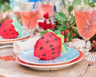 Strawberry Pinata Decoration, Tutti Fruity party, Twotti Fruity Theme Party, Mini Pinata, Kids Fruit Party, Tutti Frutti Decoration, 1 BERRY