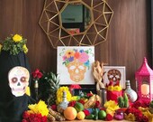 Day of the Dead Decorations, Papel Picado, Fiesta Decorations, Mexican Dia de los Muertos Banner, Sugar Skull Decorations, Disney Coco