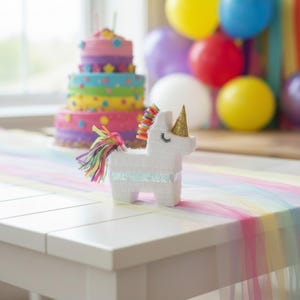 Unicorn Party Favors - Mini Unicorn Pinatas by Lula Flora image 8