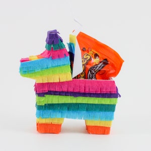 3 Mini Donkey Pinata Party Favors, Cinco de Mayo, Fiesta Decoration, Bridesmaid Proposals, Fiesta Wedding Favor, Mexican Wedding Welcome Bag image 4