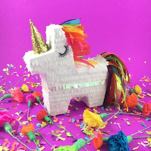 Unicorn Pinata (6.5&quot;): Pastel Party Favor, Bridesmaid Proposal Box