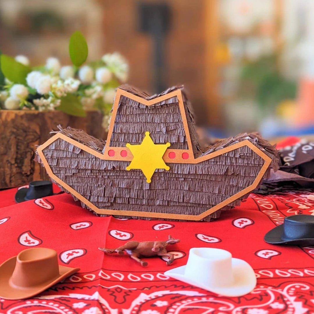 Cowboy Hat Treat Box: First Rodeo Birthday Party Favor - Etsy