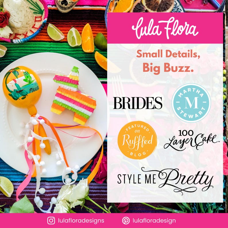 Fiesta Papel Picado Straws with Text | Cinco de Mayo Party Straws image 5