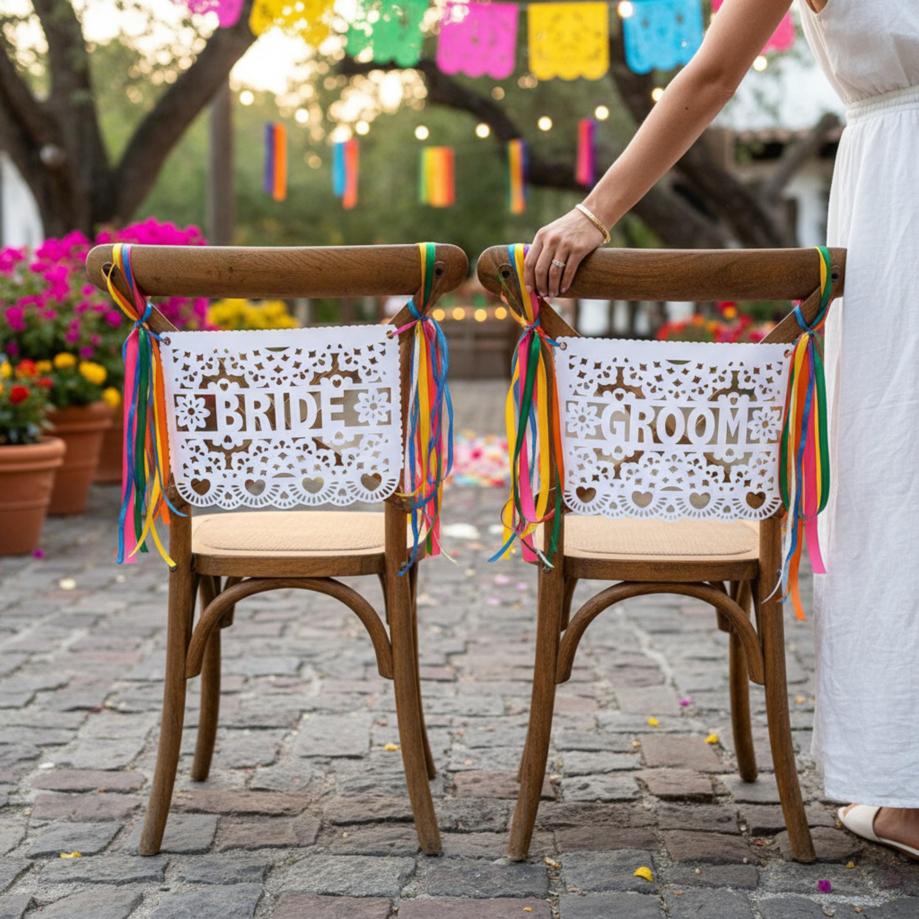 Festive Papel Picado Signs Festive Papel Picado Signs