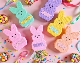 Personalized and Fillable Easter Bunnies for Kids | Basket Stuffers | Custom Easter Gifts | Marshmallow Bunny