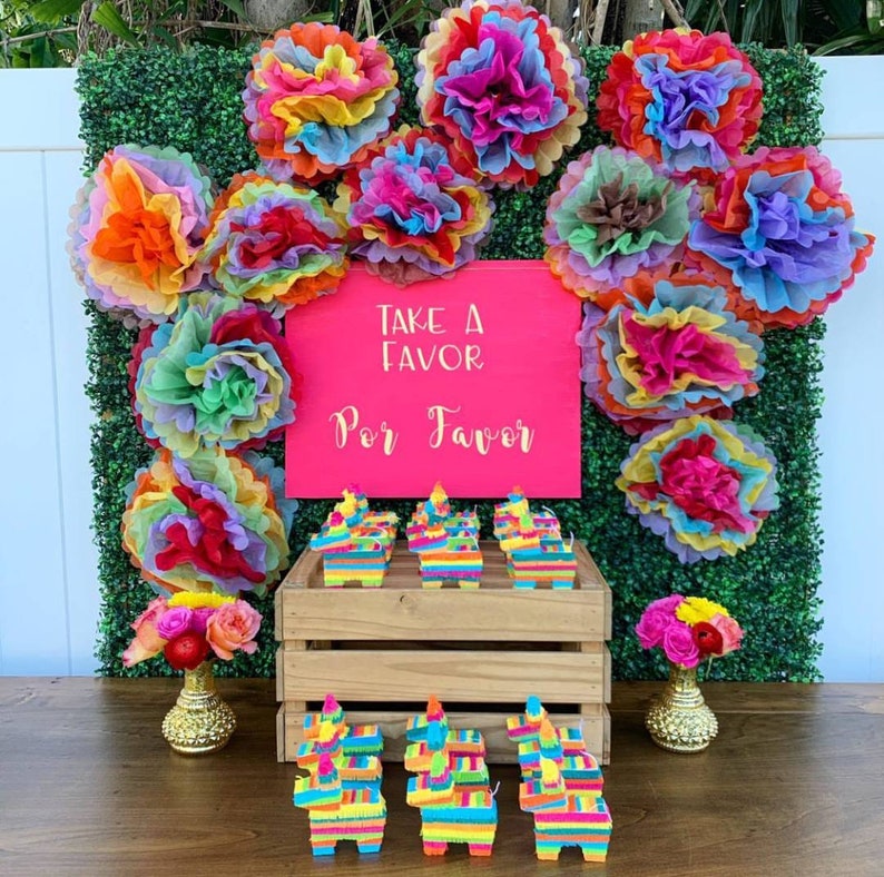 3 Mini Donkey Pinata Party Favors, Cinco de Mayo, Fiesta Decoration, Bridesmaid Proposals, Fiesta Wedding Favor, Mexican Wedding Welcome Bag image 8