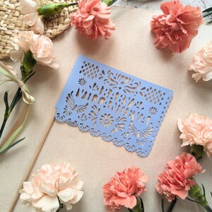 Personalized Papel Picado Flags: Cielito Lindo Baby Shower Decorations image 4