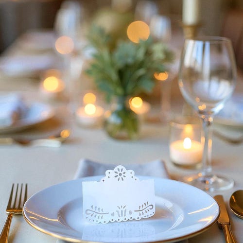 Marque-places pour mariage, marque-place Papel Picado