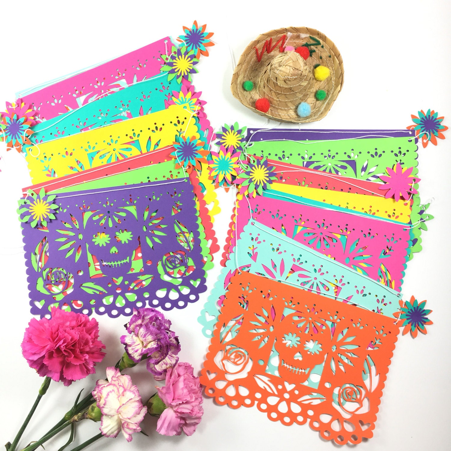 Day of the Dead Decorations Papel Picado Fiesta