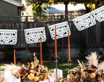 Thanksgiving Papel Picado Banner - Holiday Party Decoration