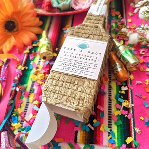 Tequila Bridesmaid Proposal 1, Mini Tequila Piñata, Bridesmaid Gift, Cinco de Mayo, Bachelorette Gift, Hangover Kit, Mexico Welcome Bag image 10