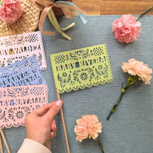 Cielito Lindo Centerpiece Flag -  Custom Papel Picado by Lula Flora