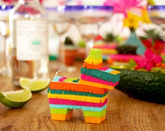 3 Mini Donkey Pinata Party Favors, Cinco de Mayo, Fiesta Decoration, Bridesmaid Proposals, Fiesta Wedding Favors, Mexican Wedding, Burro