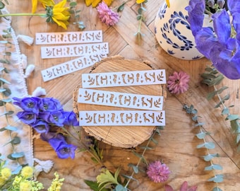 Gracias Gift Tags: Fiesta, Wedding, Party Favor Tags (Set of 12)
