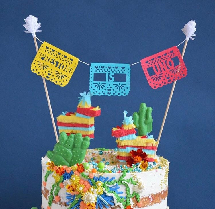 Mexican Fiesta Party Decorations Taco About a Party Taco Twosday Cumpleanos  Encanto Papel Picado Fiesta Supplies Birthday Kit Coco Theme 