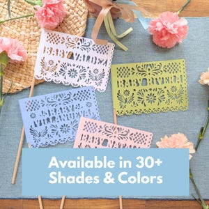 Cielito Lindo Centerpiece Flag -  Custom Papel Picado by Lula Flora