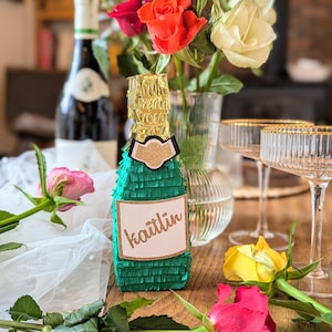Personalized Champagne Piñata: Bridesmaid Proposal Gift Box