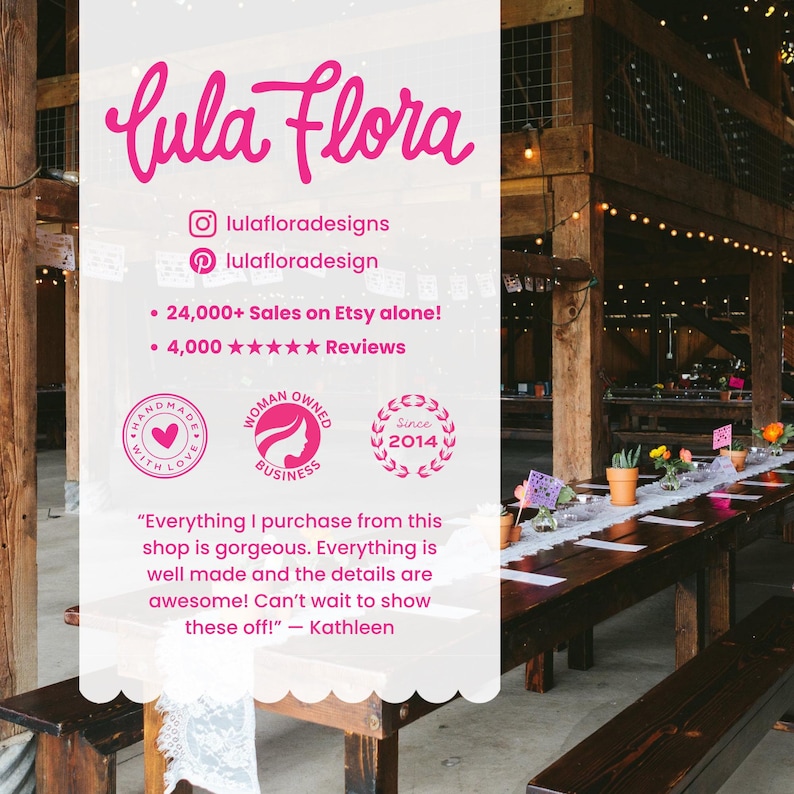 Cielito Lindo Centerpiece Flag -  Custom Papel Picado by Lula Flora