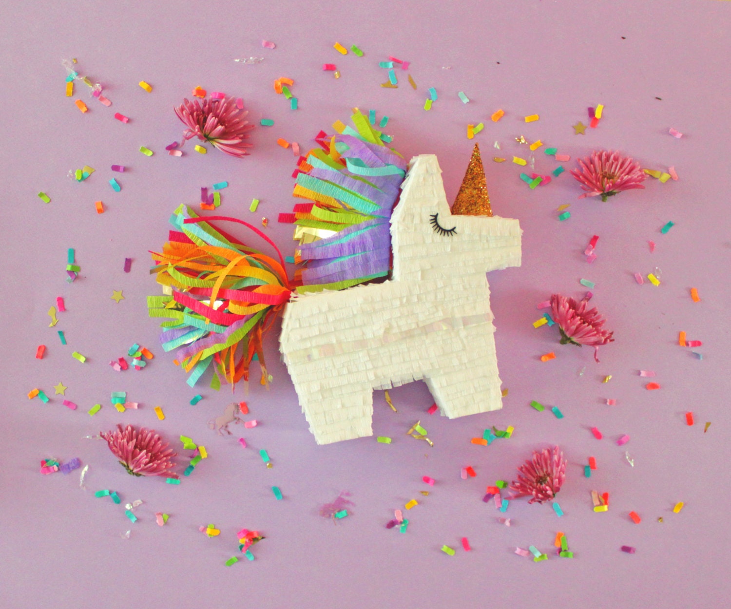 unicorn pinata 6 5 unicorn party favor bridesmaid etsy
